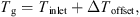 $$ {T}_{\mathrm{g}}={T}_{\mathrm{inlet}}+\Delta {T}_{\mathrm{offset}}, $$
