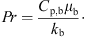 $$ {Pr}=\frac{{C}_{\mathrm{p},\mathrm{b}}{\mu }_{\mathrm{b}}}{{k}_{\mathrm{b}}}\middot $$